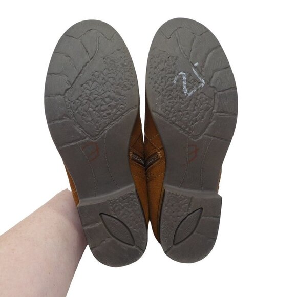 Earth Origins Avani Buxton Ankle Boots Booties Womens 8 Brown Suede Comfort - Picture 12 of 12